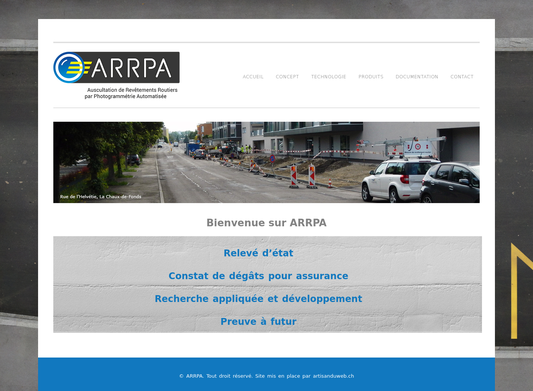 ARRPA - auscultation de revêtements routiers par photogrammétrie automatisée